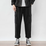 Мужские осенние штаны для отдыха, свободный прямой крой