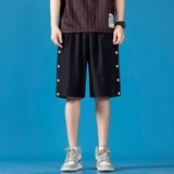 Баскетбольные летние шелковые шорты, ультратонкие эластичные тонкие штаны для тренировок, свободный крой