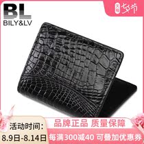 BILY&LV crocodile leather leather card bag thin business fashion mens driving license bag