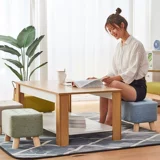 Современный диван из натурального дерева, креативная ткань, туфли для домашнего использования, простой и элегантный дизайн