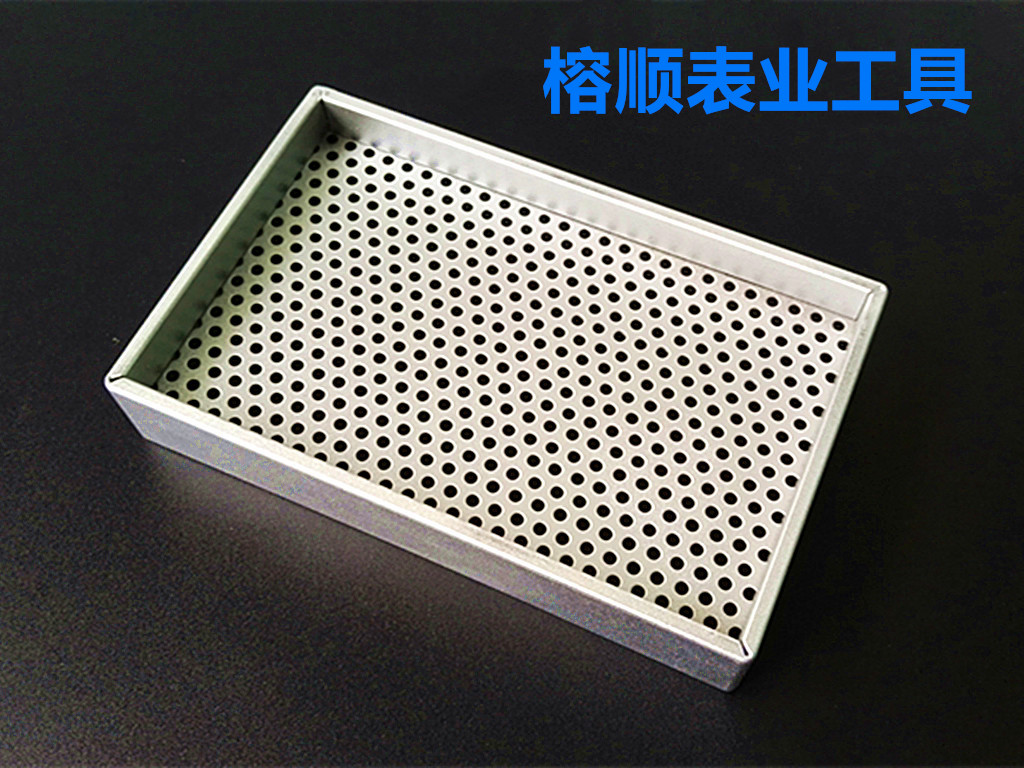 Watch repair tool Electric hot air drying parts box Handle head disc Watch movement Steel disc screw disc clock