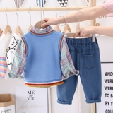 Детский комплект для мальчиков, детская одежда, 3 предмета, 5 лет
