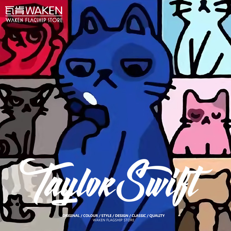 Taylor Swift Merchandise Concert-Style T-Shirt Pure Cotton Summer Men's Short-Sleeve Clothing