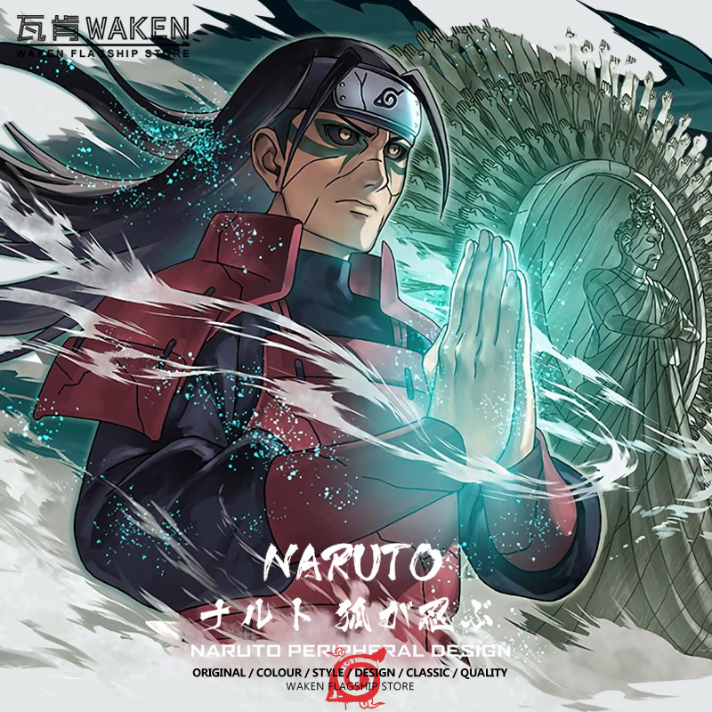 Naruto Anime Merchandise Uchiha Itachi Madara Sasuke Naruto Collaboration Loose Summer Short-Sleeve T-Shirt for Men Casual