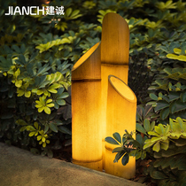 Luminous Bamboo Light Led Emulation Outdoor Waterproof Styling Lamp Villa Courtyard Park Decorate Landscape Lawn light