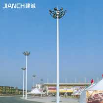 Super bright LED court lighting customized 8 meters 10 meters 12 meters 15 meters square Stadium basketball football field high pole lights