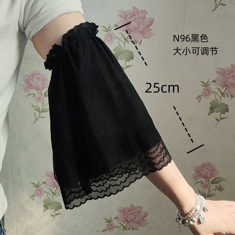 Slimming Arm Sleeves Gloves to Cover Scars and Tattoos, Thin Hand Sleeves, Fake Sleeves, Adjustable Length Short Sleeves, Mid-Sleeves, Lace Cuffs Slimming Arm Sleeves Gloves to Cover Scars and Tattoos, Thin Hand Sleeves, Fake Sleeves, Adjustable Length Short Sleeves, Mid-Sleeves, Lace Cuffs