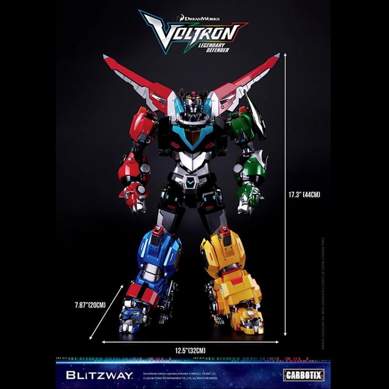 Blitzway Voltron Legendary Protector New Beast King Guochuang Mecha Finished Figure Model