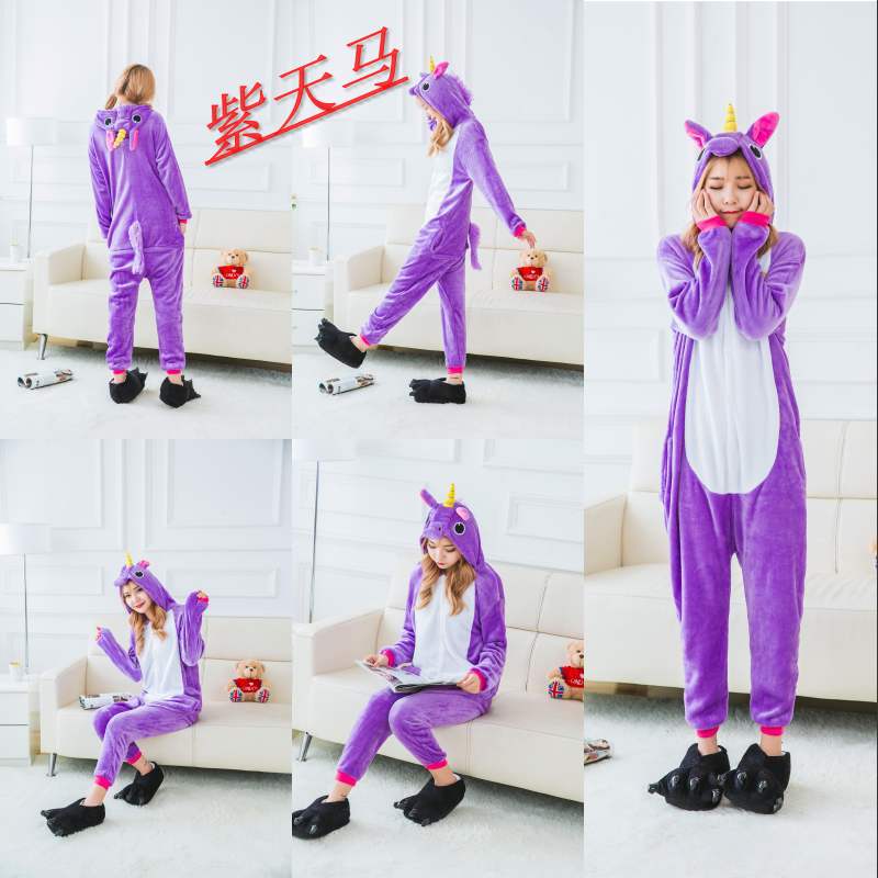 Flannel Tigger Big Wolf Stitch Phim hoạt hình dành cho người lớn Xiêm Bộ đồ ngủ dành cho phụ huynh và trẻ em bộ khủng long