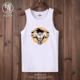 ND Wukong quốc triều vest nam mùa hè nam cotton tròn cổ lỏng lẻo xu hướng thể thao công sở từ áo thun không tay - Áo vest cotton áo khoác thu đông