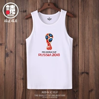 ND Nga World Cup áo bóng đá Argentina Đức Brazil Đội Hercules nam mùa hè bông vest áo phao lông vũ