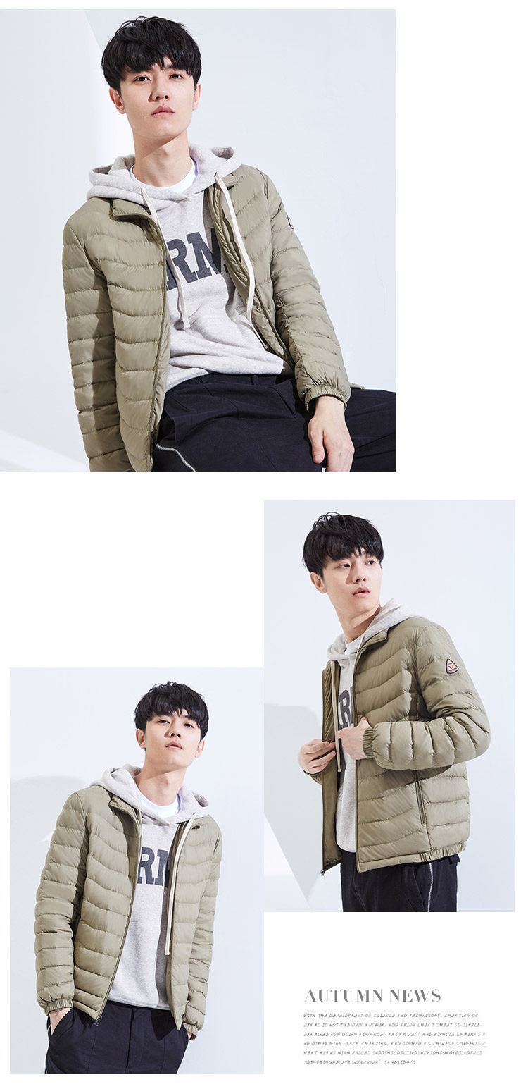 Blouson homme BOSIDENG    en Nylon - Ref 3122282 Image 32