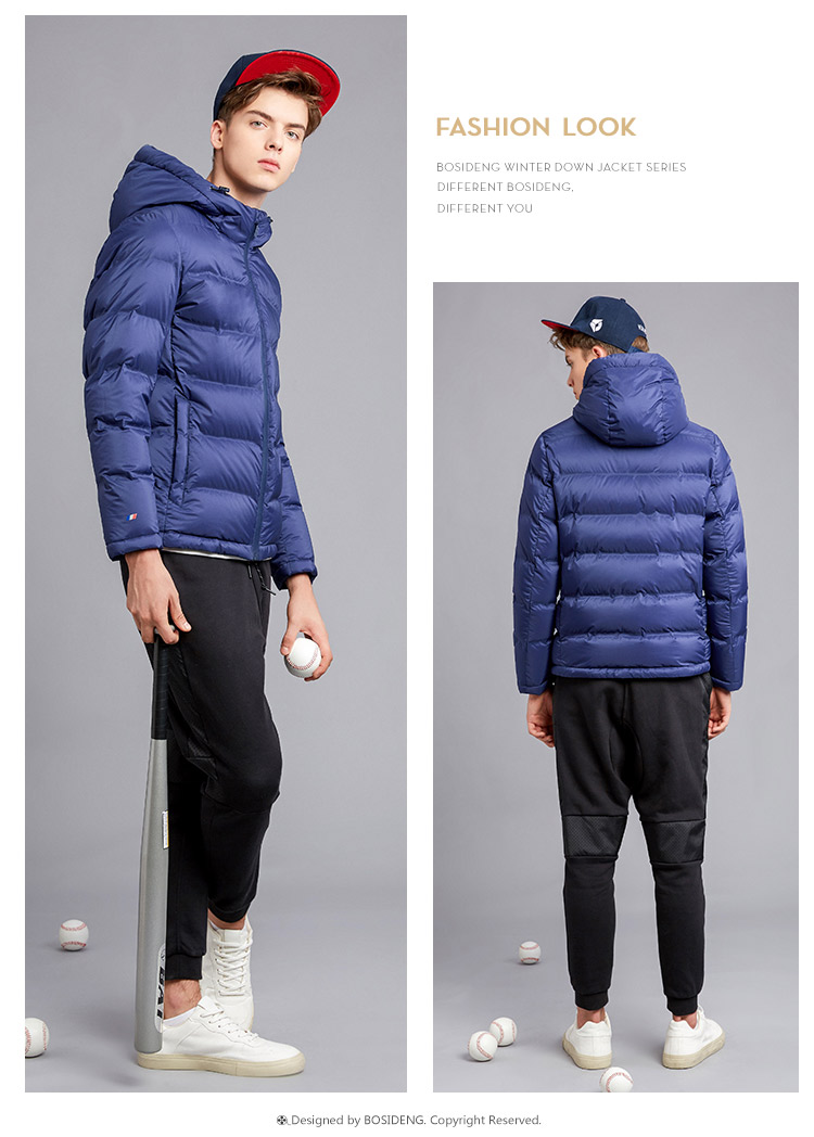 Blouson homme BOSIDENG    en Nylon - Ref 3120259 Image 19