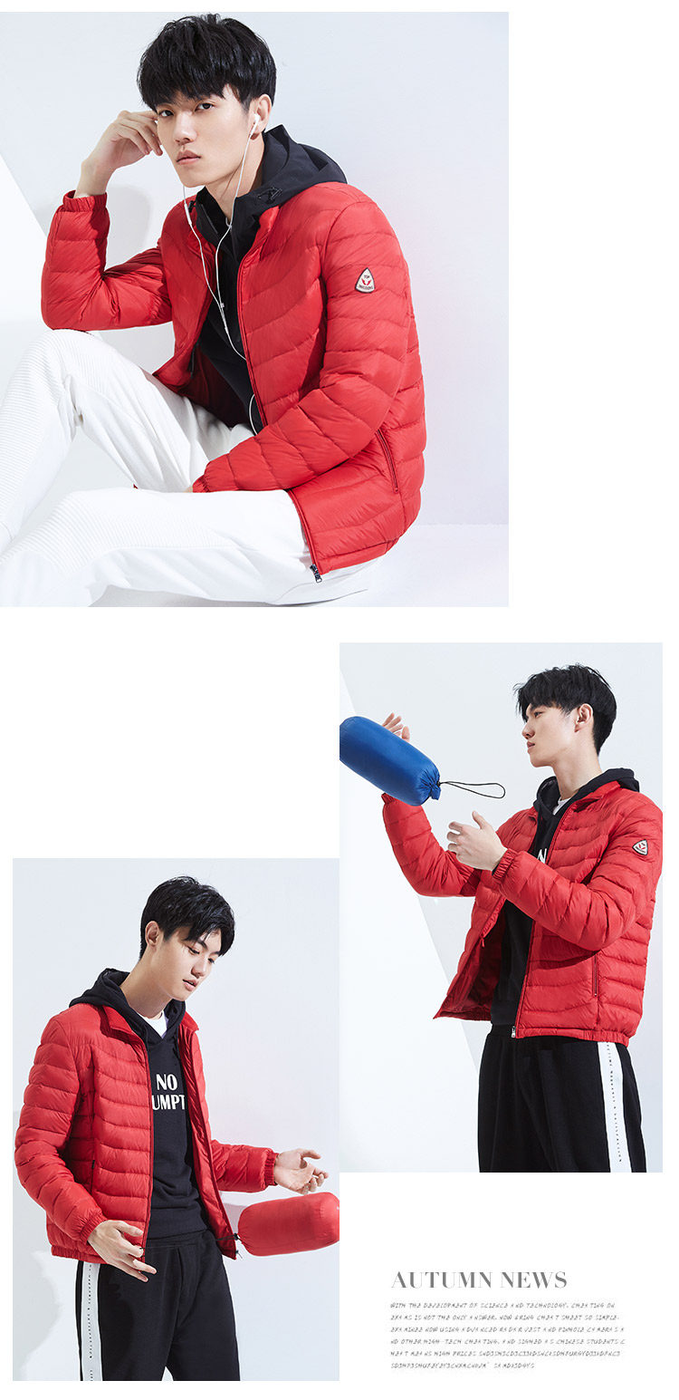 Blouson homme BOSIDENG    en Nylon - Ref 3122282 Image 29