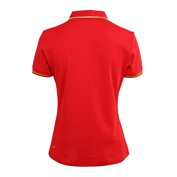 Li Ning ngắn tay T-Shirt nữ 2018 mùa hè mới thoải mái thở áo thể thao thời trang giản dị ve áo POLO áo sơ mi áo phông polo nữ