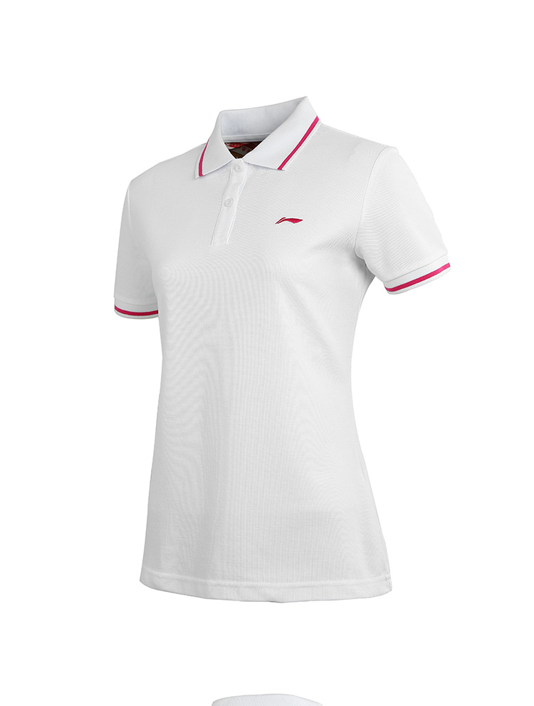 Polo sport femme LINING APLJ086 en coton - Ref 551456 Image 29