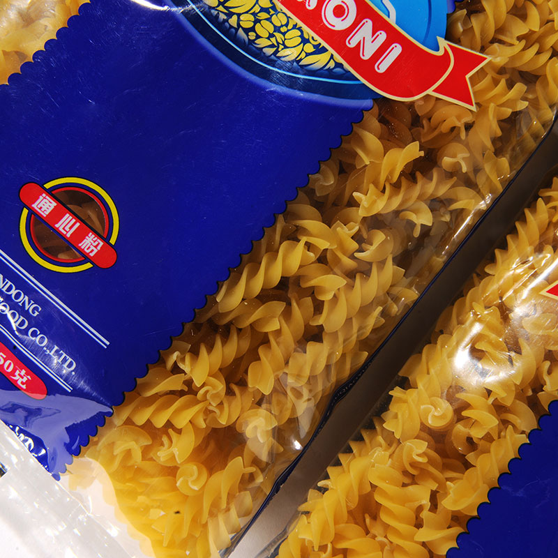 Guqiaoyuan pasta 450g spiral pasta spaghetti macaroni fast food convenient screw noodles 5 packs
