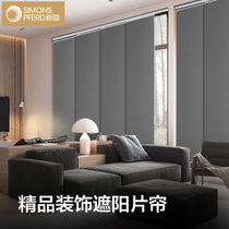 New dream curtain Vertical curtain shading screen partition Entrance background Living room office kitchen Bedroom curtain