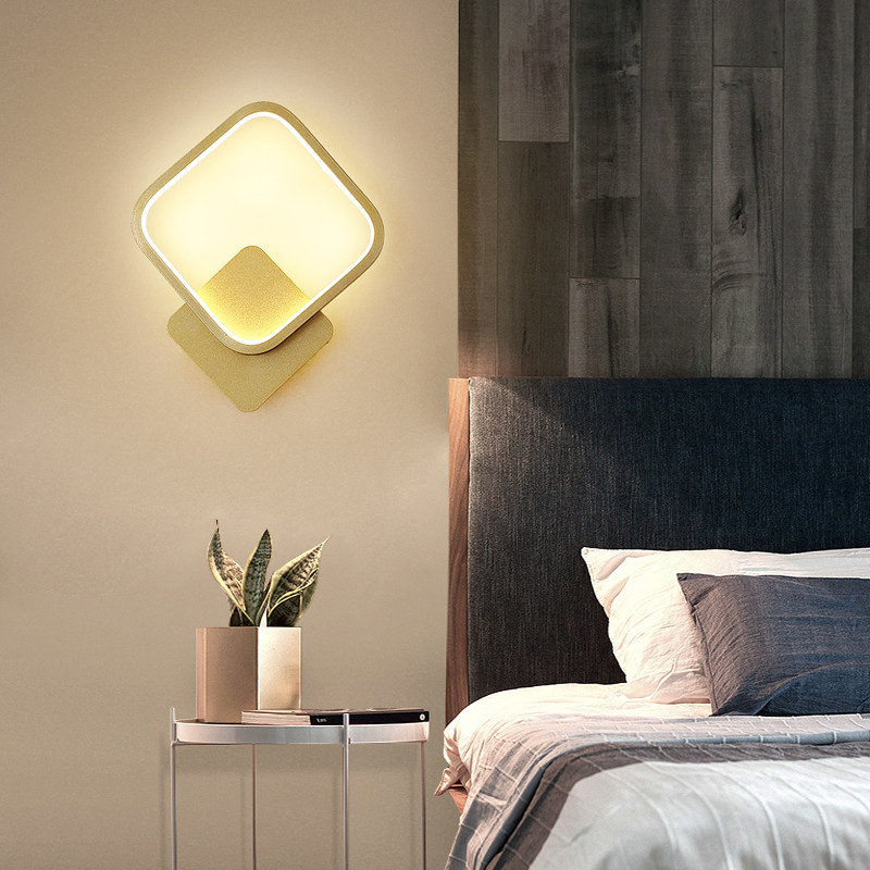 Creative Light Extravagant LED Wall Lamp Bedroom Bedlights Nordic Living Room Light Aisle Background Wall Lamps Modern Brief
