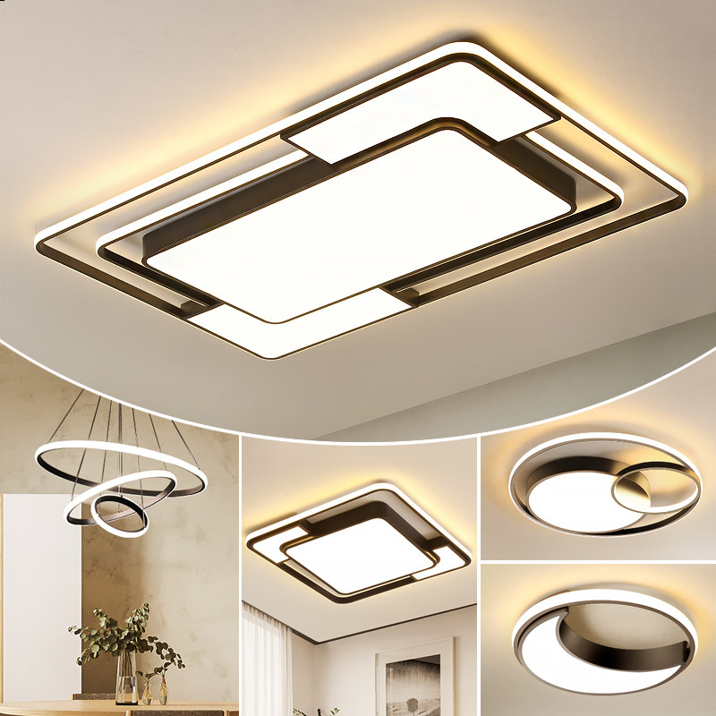 Nordic Atmospheric Living Room Lamp Bedroom LED Ceiling Lights Home Dining Room Chandelia Full House Lamp Package Modern Brief