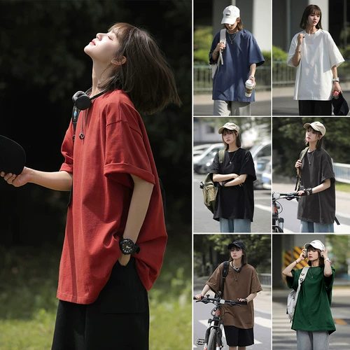 Бордовая футболка с коротким рукавом, хлопковый японский кленовый лист для влюбленных