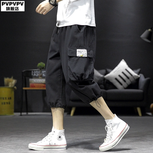 Tide, тонкие летние штаны, трендовые шорты, оверсайз, большой размер, в американском стиле