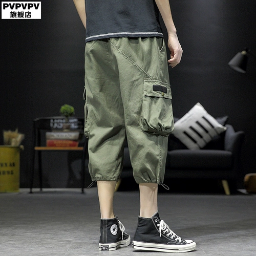 Tide, тонкие летние штаны, трендовые шорты, оверсайз, большой размер, в американском стиле