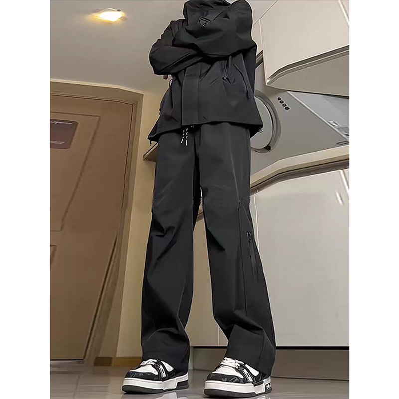 春夏用メンズ防風防水アメリカン機能性ナイロン3プルーフソフトシェルジャケットパンツ