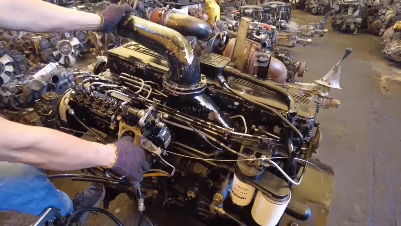 Дизельный v6 с двумя турбокомпрессорами