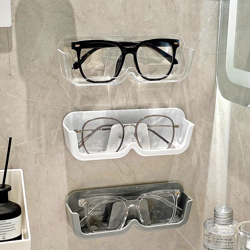 Glasses Storage Rack Bathroom Bedside Anti-Pressure Wall-Mounted Sunglasses Display Props Myopia Glasses Frame Display Rack Glasses Storage Rack Bathroom Bedside Anti-Pressure Wall-Mounted Sunglasses Display Props Myopia Glasses Frame Display Rack