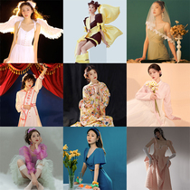 Photo studio photo costume photography tour photo sling wedding dress French Hepburn velvet couple Black beautiful dress