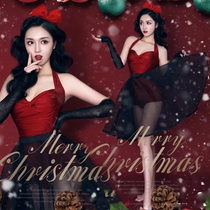 2021 new couple photography color yarn suspender wedding photo photo dress photo studio Forest travel theme clothing