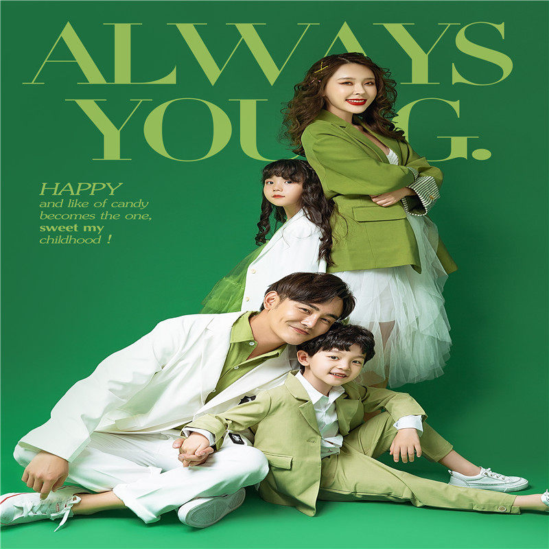 2021 New Children Photography Costumes Full Family Foo Photo Family Clothing Photo Gallery Casual Family of Four Intimate Children