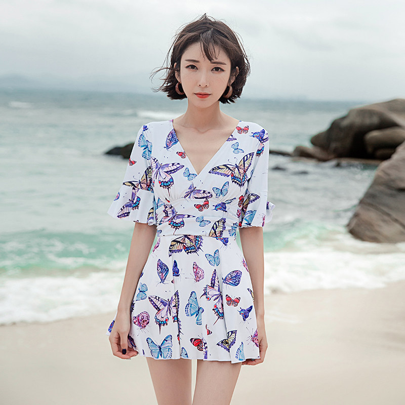 Swimsuit Women's Summer 2022 New Lady Conserved With Slim Seaside Seaside Hot Springs Swimsuit