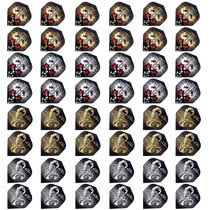 CUESOUL Q獣 48 pieces dragon scorpion series dart blade metal aluminum dart wing tail dart accessories