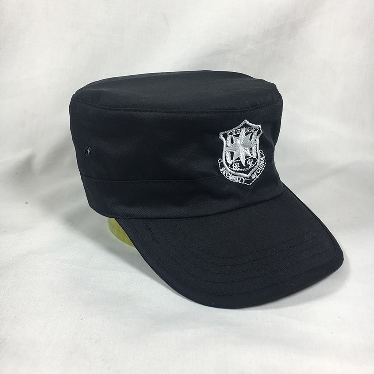 New security poop cap black twill for training hat Outdoor sunscreen Summer universal hat 511 Security jacket