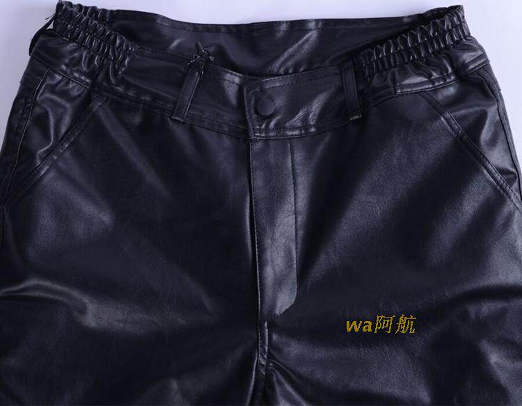 Pantalon cuir homme droit pour hiver - Ref 1479880 Image 11