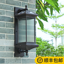 Outdoor Wall Lamp Outdoor Waterproof Balcony Chinese Garden Villa Aisle Gate Hallway Courtyard Lamp Door Post External Wall Lamp