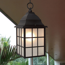 Eurostyle Outdoor Chandelights Outdoor Garden Villa Courtyard lamp waterproof aluminum corridor smallpox terrace Pavilions Chandelia Chandelia