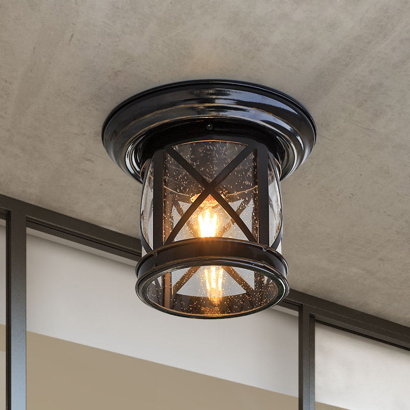 Simple outdoor ceiling lamp outdoor balcony courtyard corridor gateway entry top lights waterproof pavilion aisle