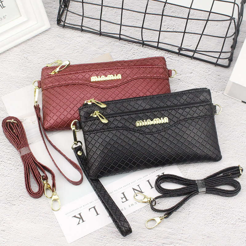 2020 new women's bag inclined satchel with single shoulder bag women's fashion 100 lap zero wallet mobile phone bag handbag lady bag bag