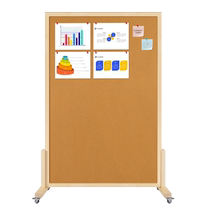 Brandland double-sided cork screen removable cork board photo wall background board message board display board cork board notice board vision board push pin board bulletin board cork board