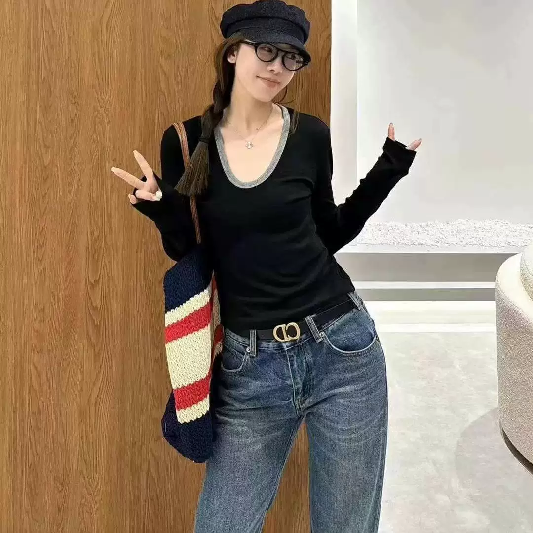 Дизайн осень длинный рукав, комплект из шерсти, тренд сезона,Slim fit