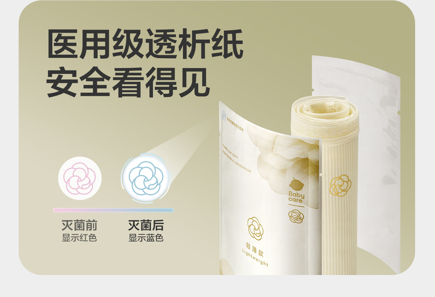 babycare金山茶花轻薄款一次性内裤孕妇产后出差旅行女士免洗 — 13