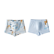 (Tmall U first) babycare childrens underwear camellia cotton mo boys and girls baby boxer shorts