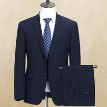 Suit suits mens leading cadres civil servants suits middle-aged administrative business formal suits middle-aged and elderly father tooling