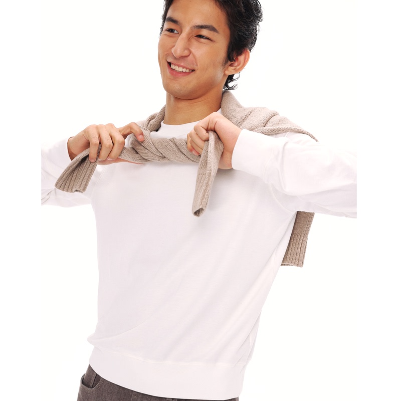 Gremade Highly Recommends the Velvet-Touch Wide-Cuffed Ribbed Cotton Long-Sleeve Shirt Produced in Wakayama, Japan