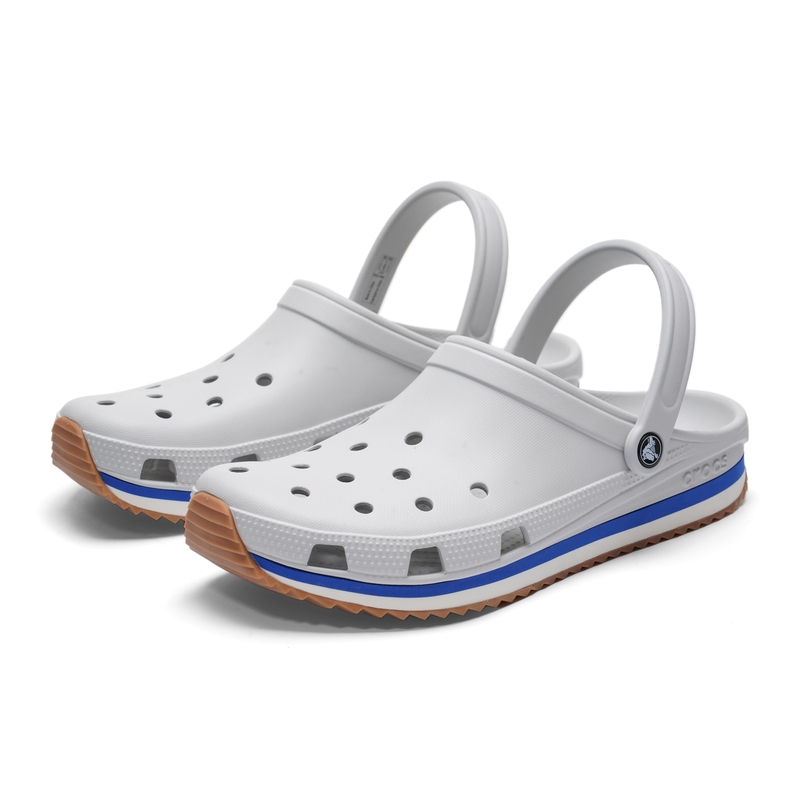 Authentic Crocs Patchwork Color-Blocking Breathable Lightweight Unisex Sports Casual Clogs 212831