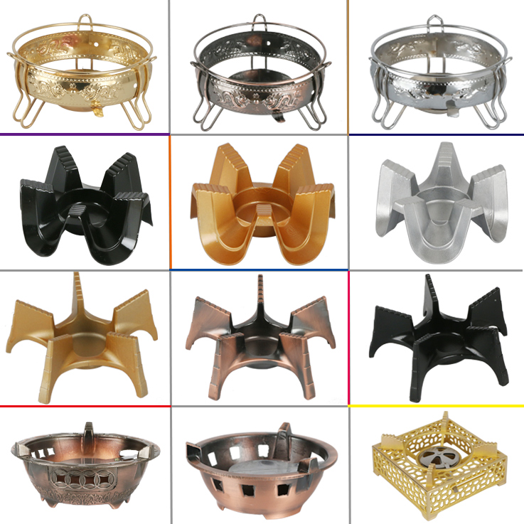 Stainless Steel Alcohol Stove Small Hot Pot Home Dry Boiler Student Dorm Liquid Solid Pan Base Alcohol Stove Rack