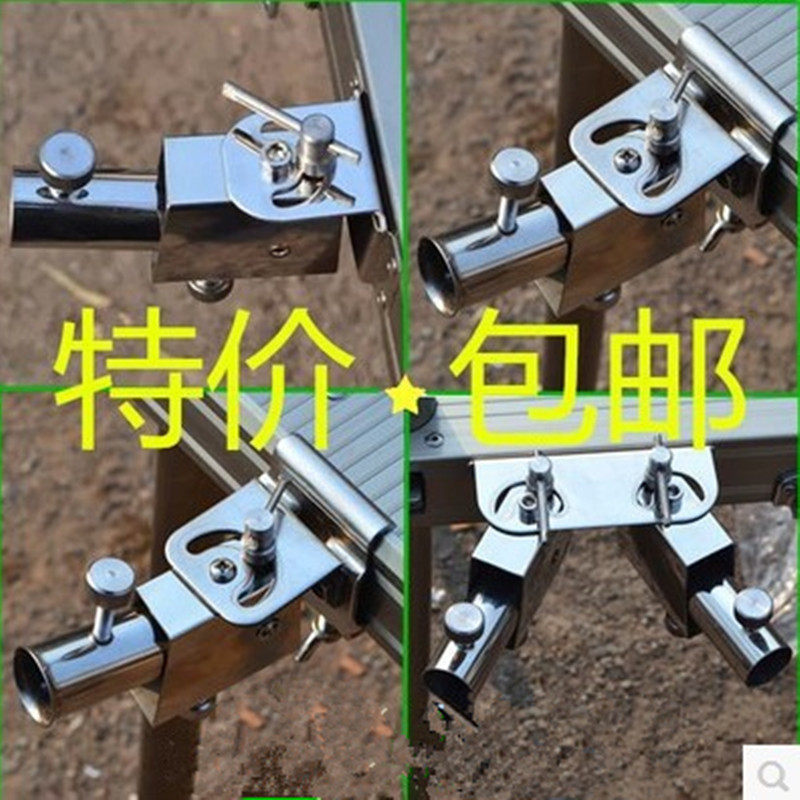 Fishing platform accessories Universal battery rack Fishing platform thickened stainless steel fishing platform battery rack Huamei battery seat special price